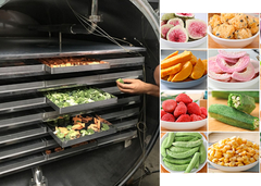 Przemysłowy suszarka lodowa liofilizator warzyw owocowych suszarka próżniowa