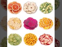 Przedstaw liofilizator na skalę komercyjną. Zbuduj masową dostawę składników o trwałym przechowywaniu