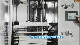 Przemysłowa liofilizatora Maksymalna półka 100 kg