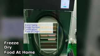 Domowa liofilizatora chroni żywność przez długi czas