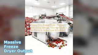 Liofilizator przemysłowy partia 100kg