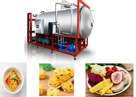 Przemysłowy suszarek próżniowo-zamrażalny do żywności 300 kg/partię
