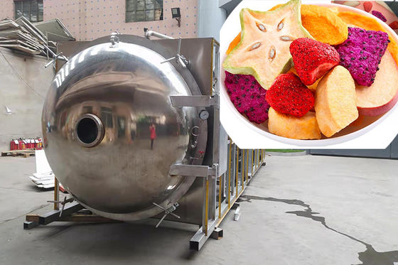 PLC Control Przemysłowa suszarka lodowa Kwiaty jadalne 500 kg/partię