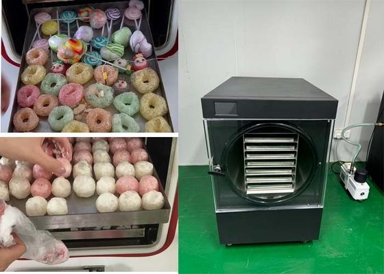Zamarznięcie suche cukierki maszyny podwójny system chłodzenia 110V / 220V napięcie