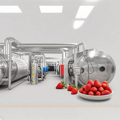 Przemysłowy Lyofilizator 500 kg System ciągłego suszenia lodowego dla ziół
