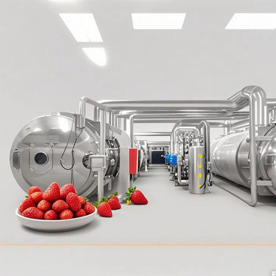 Komercyjna suszarka lodowa 1000 kg Automatyczne sterowanie dużą objętością