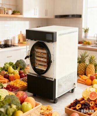 Zmrażalnia domowa, komora ze stali nierdzewnej, pompa bez oleju, wydajna, cicha i trwała.