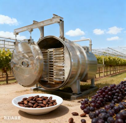 Zmniejsz koszty pracy, zwiększ produkcję! | Duża przemysłowa zamrażarko-suszarka spożywcza z automatycznymi cyklami, szybkim czasem suszenia, niskimi kosztami utrzymania i solidną konstrukcją przemysłową