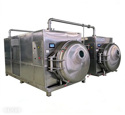 Zwiększ skalę swojej działalności z wykorzystaniem technologii przemysłowej Harvest Right: komercyjne suszarki zamarznięcia o wadze 100-200 kg, które zapewniają świeżość, smak i odżywianie w skali dla produktów premium.