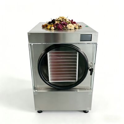 Mała suszarka sublimacyjna o mocy 3600W wykorzystująca dwustopniową pompę próżniową Baosi, przeznaczona do suszenia sublimacyjnego próbek biologicznych i chemicznych