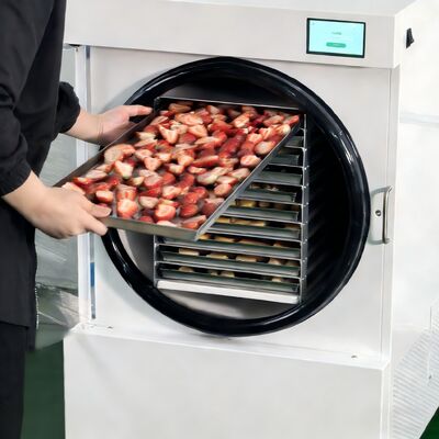 Średnia domowa suszarka lodowa z wykorzystaniem metody ogrzewania elektrycznego zapewnia energię pracy i spójne suszenie w różnych partiach