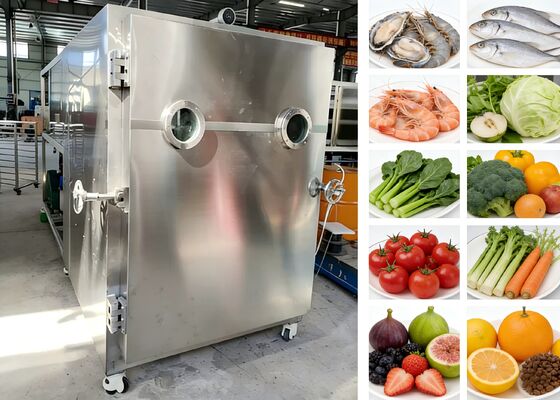 200Kg Food Vacuum Freeze Dryer z dostosowanym napięciem i systemem chłodzenia, idealny do przetwórstwa żywności