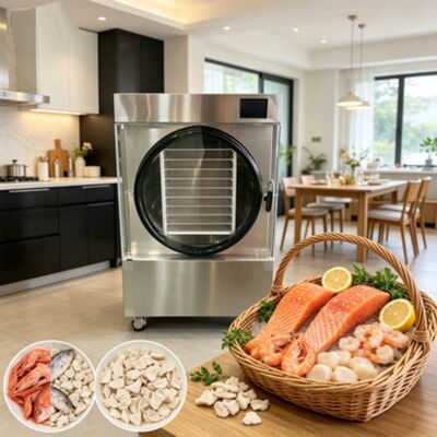 Zakres temperatury od minus 50 stopni Celsjusza do plus 90 stopni Celsjusza Domowa suszarka sublimacyjna z napięciem 220V 1PH 50 60HZ i inteligentnym systemem zdalnego sterowania