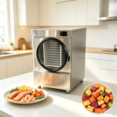 SUS304 Stainless Steel domowy suszarka do zamrażania poziom hałasu poniżej 50dB zapewnia cichą pracę i trwałą konstrukcję do suszenia do zamrażania